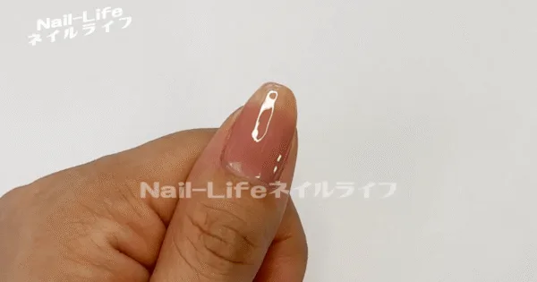 02 ピンクベージュ1度塗り