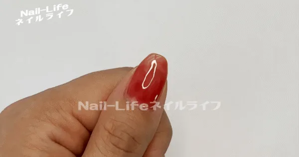 04 ディープレッド1度塗り