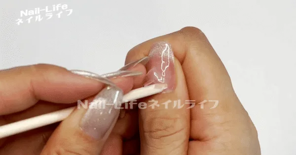 根元から少しづつ