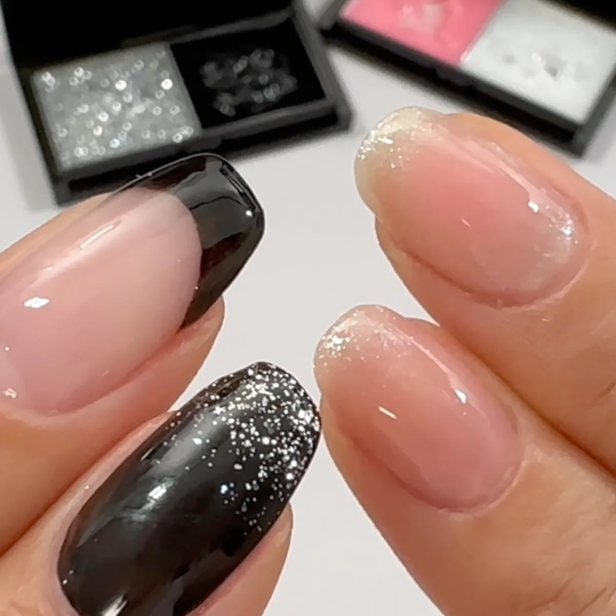 セリアジェルネイルパレットを自爪レビュー